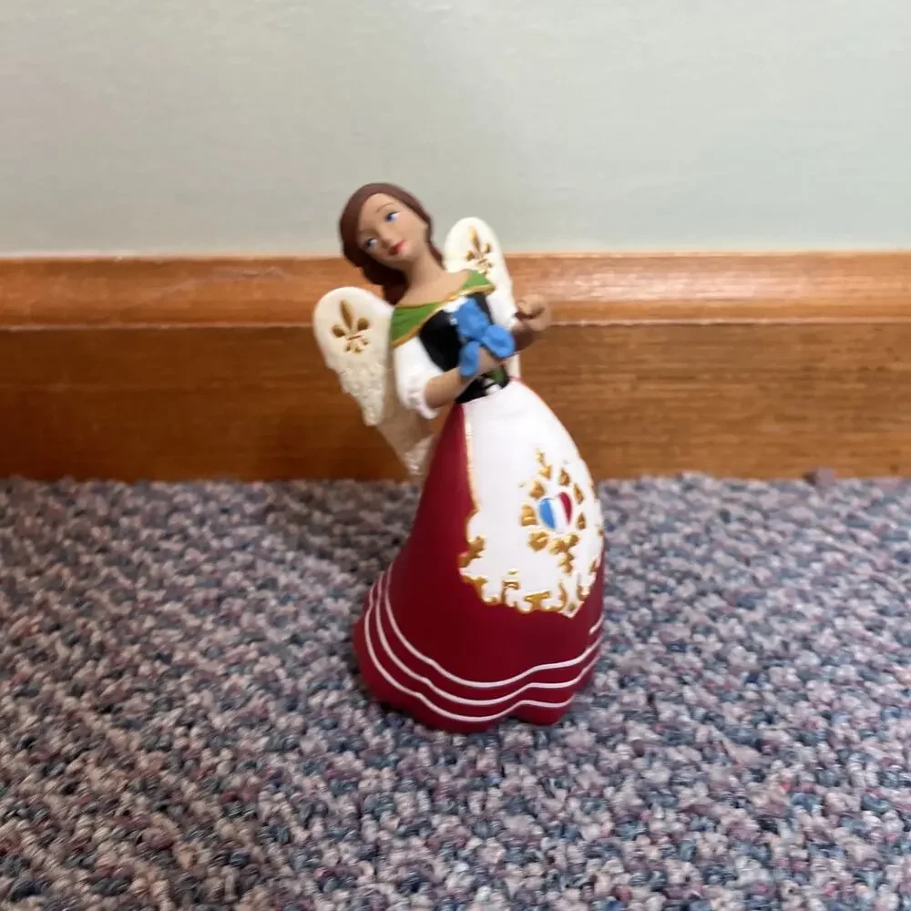 2016 Hallmark Keepsake Angel Christmas Ornament Around The World France French